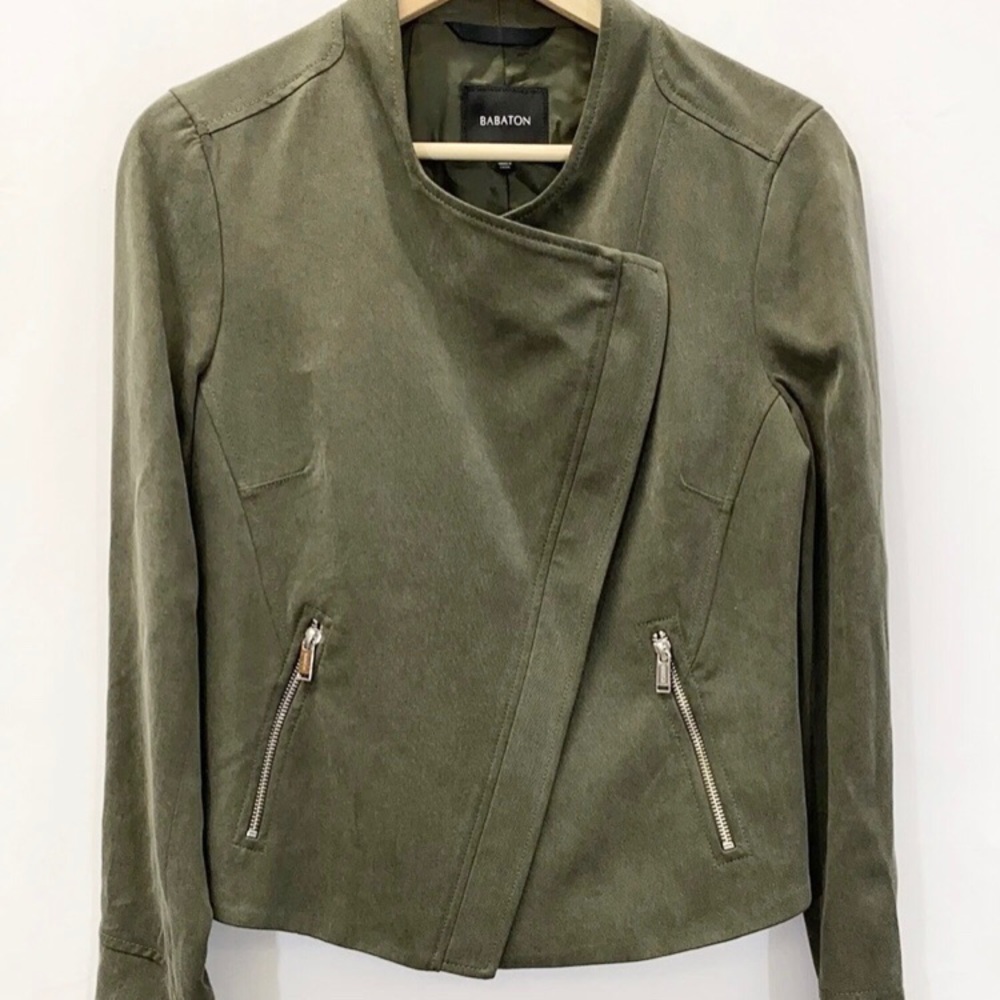 Babaton green jacket